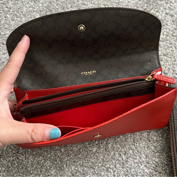 Coach 2 in 1 wallet NWT leather - Picture 9 of 14